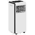HOMCOM Portable Air Conditioner 7000 BTU, 4-in-1 Air Conditioning Unit with Cooling, Dehumidifier, Fan, Sleep Mode, White UK