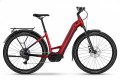 2025 Haibike Trekking 7 Low Electric Bike In Fruity Red & Blue Gloss