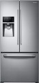 Samsung - 25.5 Cu. Ft. French Door Refrigerator with Thru-the-Door Ice and Water - Stainless Steel