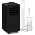 HOMCOM Air Conditioning Unit 10000 BTU, 4-in-1 Portable Air Conditioner with Remote Control, LED Display, 2 Speeds, Black UK