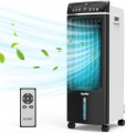 IcyAir 4 in 1 Portable Air Conditioner Air Cooler, Fan, Humidifier and Air Purifier with 4.5L Tank, 3 Speeds, 600 m³/h Airflow, 1 to 7 Hour Timer and Remote Control UK