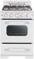 Unique Appliances - Classic Retro 2.9 Cu. Ft. Freestanding Gas Convection Range - Marshmallow White