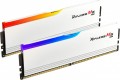 G.SKILL Ripjaws M5 RGB Series (Intel XMP 3.0) DDR5 RAM 32GB (2x16GB) 6000MT/s CL36-48-48-96 1.25V Desktop Computer Memory UDIMM - Matte White