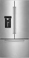 KitchenAid - 23.8 Cu. Ft. French Door Counter-Depth Refrigerator - Stainless steel