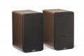 ELAC - Debut Connex Powered Bookshelf Outdoor Speakers (Pair) with ARC - Walnut