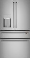 Café - 22.3 Cu. Ft. 4-Door French Door Counter-Depth Smart Refrigerator - Stainless steel