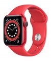 Apple Watch Series 6 (GPS + Cellular) 44mm Aluminum Case with Red Sport Band - (PRODUCT)RED