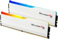 G.SKILL Ripjaws M5 RGB Series (Intel XMP 3.0) DDR5 RAM 64GB (2x32GB) 5600MT/s CL30-36-36-89 1.25V Desktop Computer Memory UDIMM - Matte White