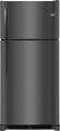 Frigidaire - Gallery 18.3 Cu. Ft. Top-Freezer Refrigerator - Black stainless steel