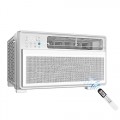 Window Air Conditioner, Energy saving Inverter Air Conditioner, Window AC Unit with Remote Control and Adjustable Thermostat, Cools up to 20m², 24H Timing, Digital Display, Quiet Operation, Size 12 UK