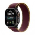 Apple Watch Ultra 4 (GPS + Cellular) 49mm Titanium Case with Burgundy Trail Loop - M/L - Black - (2026) UK