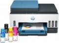 HP - Smart Tank 7602 Wireless All-In-One Supertank Inkjet Printer with up to 2 Years of Ink Included - Dark Surf Blue