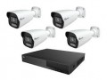 Viper 8MP IP 4 White Bullet Camera with Dual Lights CCTV System With 4TB HDD UK