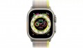 Apple Watch Ultra (GPS + Cellular) 49mm Titanium Case with Yellow/Beige Trail Loop - M/L - Titanium