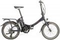 Raleigh Stow-E-Way Electric Folding Bike In Dark Blue