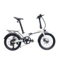 E-Go Lite+ Folding Electric Bike, 20″ Wheel, 7 Speed, 7Ah Battery – White