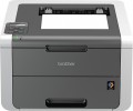 Brother - HL-3140CW Wireless Color Laser Printer - Gray/White