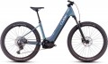 2025 Cube Reaction Hybrid Pro 600 Easy Entry Electric Hardtail Mountain Bike In Smaragd Grey & Prism