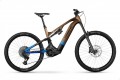 2025 Haibike Hybe CF 9 800Wh Electric Full Suspension MTB In Bronze & Azure & Black Glossy