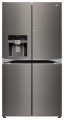 LG - 29.8 Cu. Ft. 4-Door Door-In-Door French Door Refrigerator - Black Stainless Steel