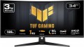 ASUS TUF Gaming 34 Inch Ultra-Wide Curved Monitor (VG34VQ3B) - 21:9 QHD (3440 x 1440), 180Hz, 1ms, Extreme Low Motion Blur Sync, FreeSync Premium, Speaker, 90% DCI-P3, DisplayWidget Center, 3 Years