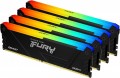 Kingston FURY Beast RGB 128GB 3600MT/s DDR4 CL18 DIMM (Kit of 4) Computer Memory