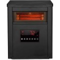 Lifesmart - 6-Element Infrared Heater with Steel Cabinet - Black