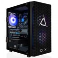 CLX - SET Gaming Desktop - Intel Core i3 10100F - 8GB Memory - GeForce RTX 3050 - 500GB M.2 NVMe SSD - Black