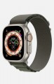 Apple Watch Ultra (GPS + Cellular) 49mm Titanium Case with Black/Gray Trail Loop - M/L - Titanium