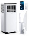Pro Breeze® 14000 BTU Portable Air Conditioner with Smart Home WiFi Compatible 24 Hour Digital Timer, Smart Display and Window Venting Kit Included UK