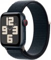 Apple Watch SE (GPS + Cellular) 40mm Midnight Aluminum Case with Midnight Sport Loop - Midnight