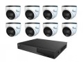 Viper 8MP IP 8 Turret Camera System with White Lights and 6TB HDD UK