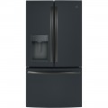 GE - 27.8 Cu. Ft. French Door Refrigerator - Black Slate