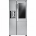 LG - InstaView™ Door-in-Door® 21.7 Cu. Ft. Counter-Depth Refrigerator - Stainless steel