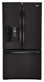 LG - 28.8 Cu. Ft. French Door Refrigerator with Thru-the-Door Ice and Water - Black