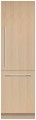 Fisher & Paykel 24in. 12.1 cu.ft. Bottom-Freezer Built-In Column Refrigerator with White Interior and Internal Water Dispenser - Panel Ready