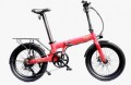E-Go Max+ Fat Tyre Folding Electric Bike, 20″ Wheel, 14Ah Battery, 7 Speed – Red