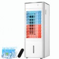 Portable 4 in 1 Air Conditioner Heater Evaporative Air Cooler with Humidifier, 12H Timer, 3 Speeds, 120° Oscillation for Home and Office Use, No Hose Needed UK