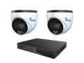 Viper 4MP IP 2 Turret Camera System with White Lights and 2TB HDD UK