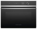 Fisher & Paykel - Professional 24-in convection speed oven with 19 functions, touch display,compact - Black