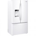 Whirlpool - 23.8 Cu. Ft. French Door Counter-Depth Refrigerator - White