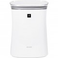 Sharp - Air Purifier with Plasmacluster Ion Technology Recommended for Medium-Sized Rooms, Kitchen, Den, Bedroom, or Office - White