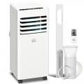 HOMCOM Portable Air Conditioner 5000 BTU with 4 in 1 Cooling, Dehumidifier, Fan, Sleep Mode, Digital Display, Remote Control, 24H Timer and Window Venting Kit for Room up to 18㎡ UK