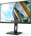 AOC U27P2CA - 27 Inch 4K UHD Monitor, 60Hz, IPS, USB-C Docking with 65w Power delivery, Height Adjust, Speakers, USB HUB (3840x2160@ 60Hz, 350 cd/m², HDMI 2.0 x 2 / DisplayPort 1.2 x 1 / USB-C x 1)