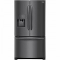 Frigidaire - Gallery 27.2 Cu. Ft. French Door Refrigerator - Black stainless steel