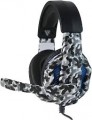 Vybe 'Headset' Camo Design for PS, Xbox & PC Gaming, Grey