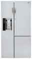 LG - 26.0 Cu. Ft. Side-by-Side Refrigerator with Thru-the-Door Ice and Water - Stainless Steel