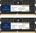 Timetec 32GB KIT(2x16GB) DDR5 4800MHz PC5-38400 Unbuffered Non-ECC 1.1V CL40 1Rx8 Single Rank 262 Pin SODIMM Laptop Memory RAM Module Upgrade (32GB KIT(2x16GB)