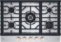 LG - STUDIO 30” Built-In Smart Gas Cooktop with 5 burners and Griddle - Essence White