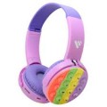 Vybe PushPop Fidget Tool AUX Cable Wireless 'Kids Headset' Purple